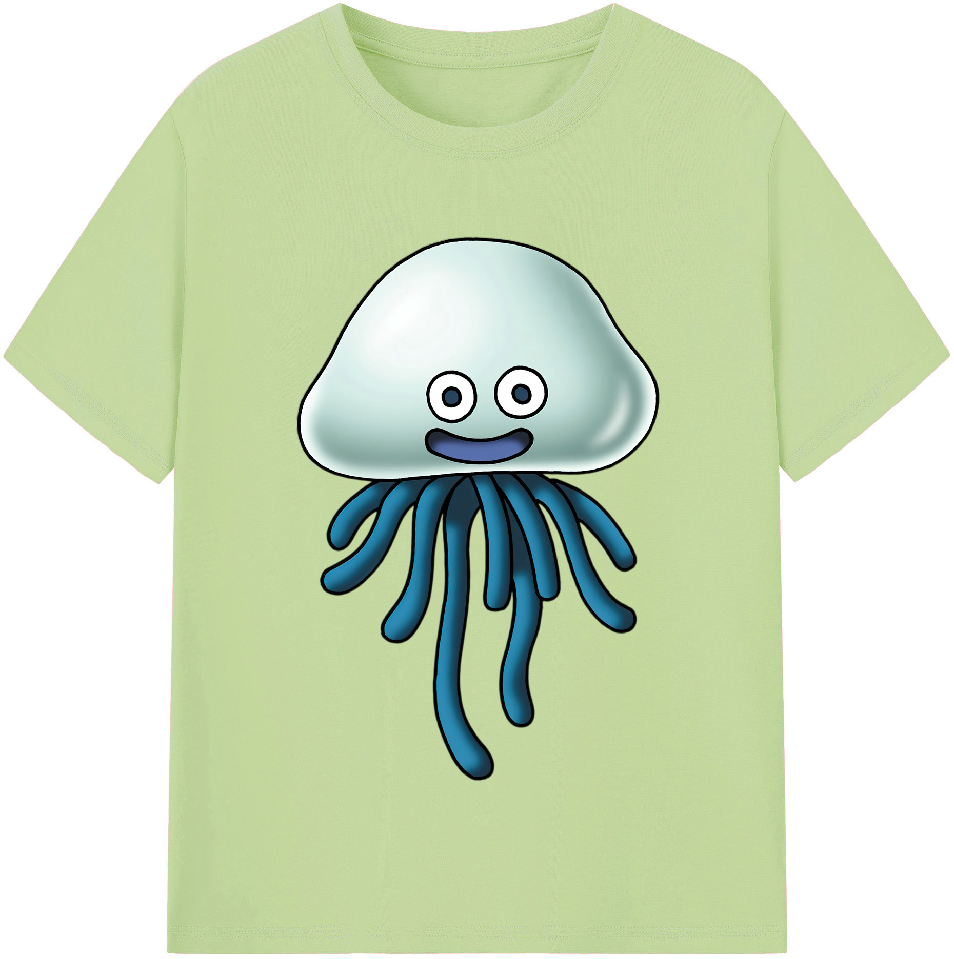 （画像用） ドラゴンクエスト Doragon Kuesuto Dragon Quest 綿100％半袖Tシャツ（フロントプリント）